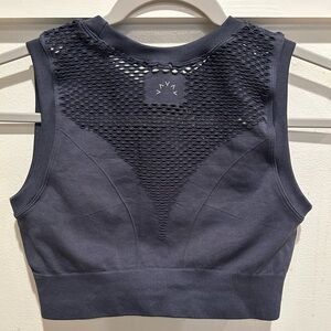 Varley Seamless Mesh Crop Top - Size Small